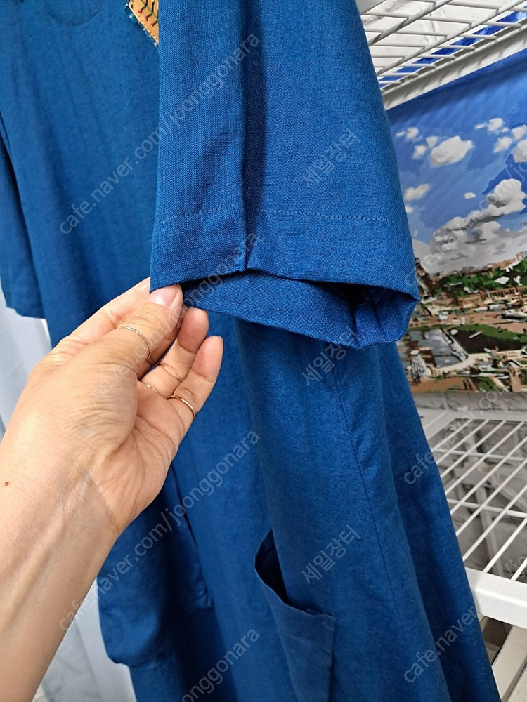 여성원피스 77 여름원피스 린넨원피스 반팔 롱원피스 WE19 이미지