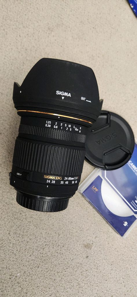 시그마 24-60 f2.8 EX DC 렌즈 팝니다. 이미지