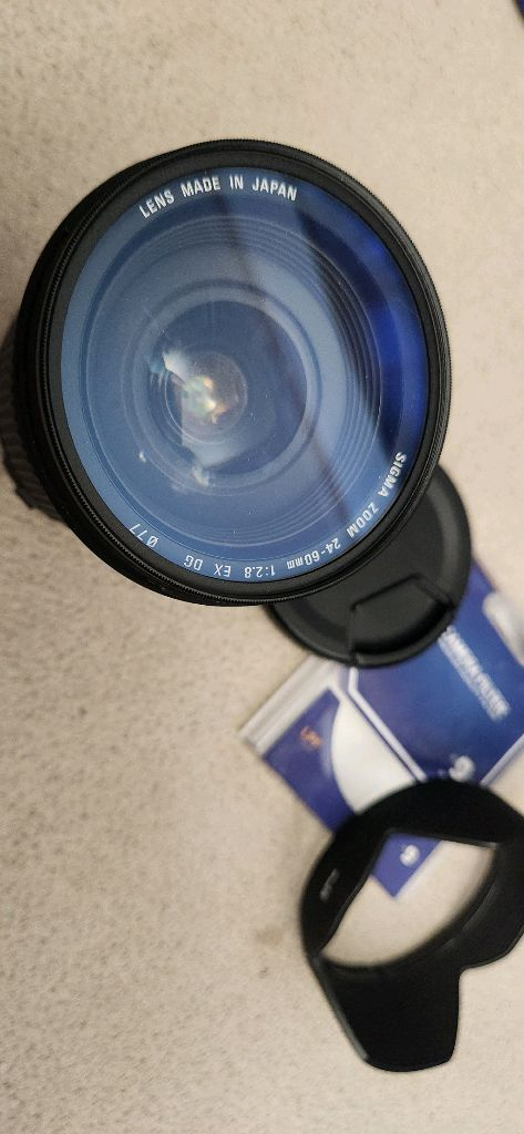 시그마 24-60 f2.8 EX DC 렌즈 팝니다. 이미지