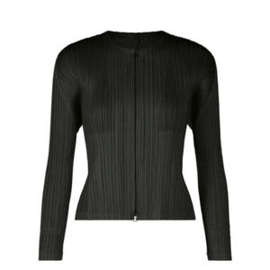 플리츠플리즈 지퍼 가디건 이미지