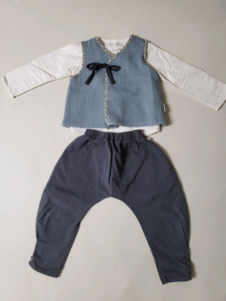 유아한복 리틀타니 남아 계량한복 100 110 이미지