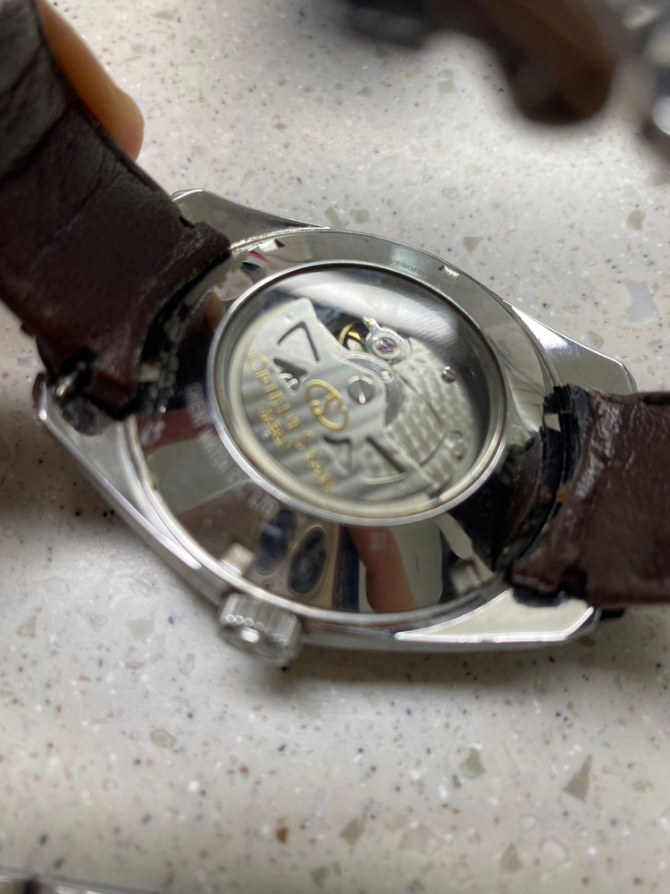 오리엔트 스타 GMT 파워리저브 청판 WZ0071DJ 이미지