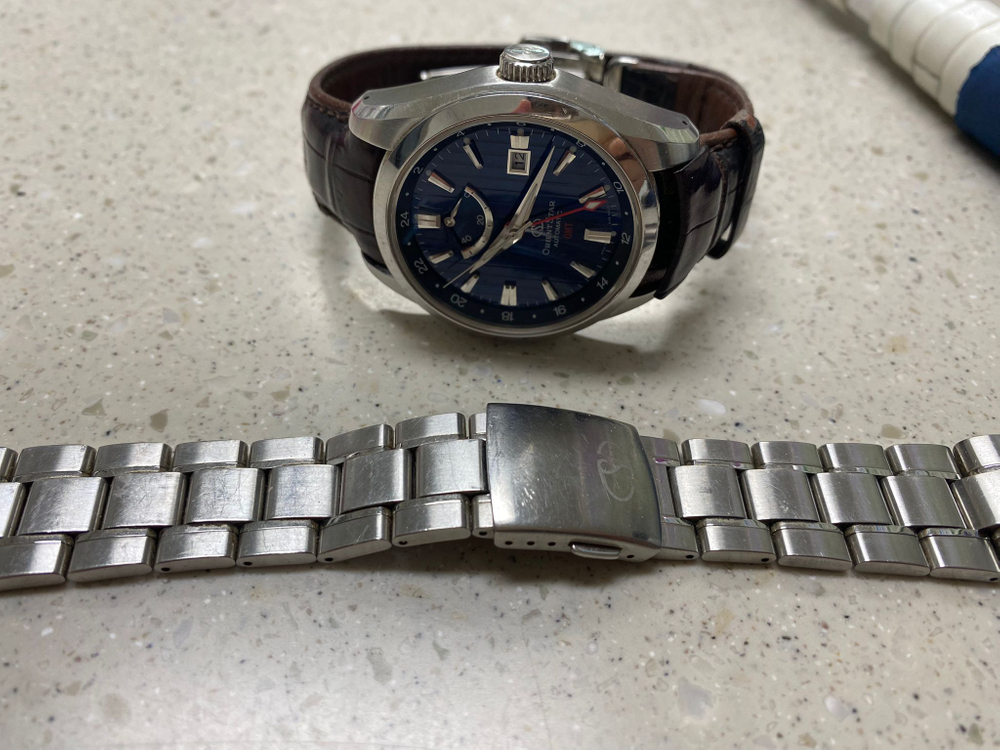 오리엔트 스타 GMT 파워리저브 청판 WZ0071DJ 이미지