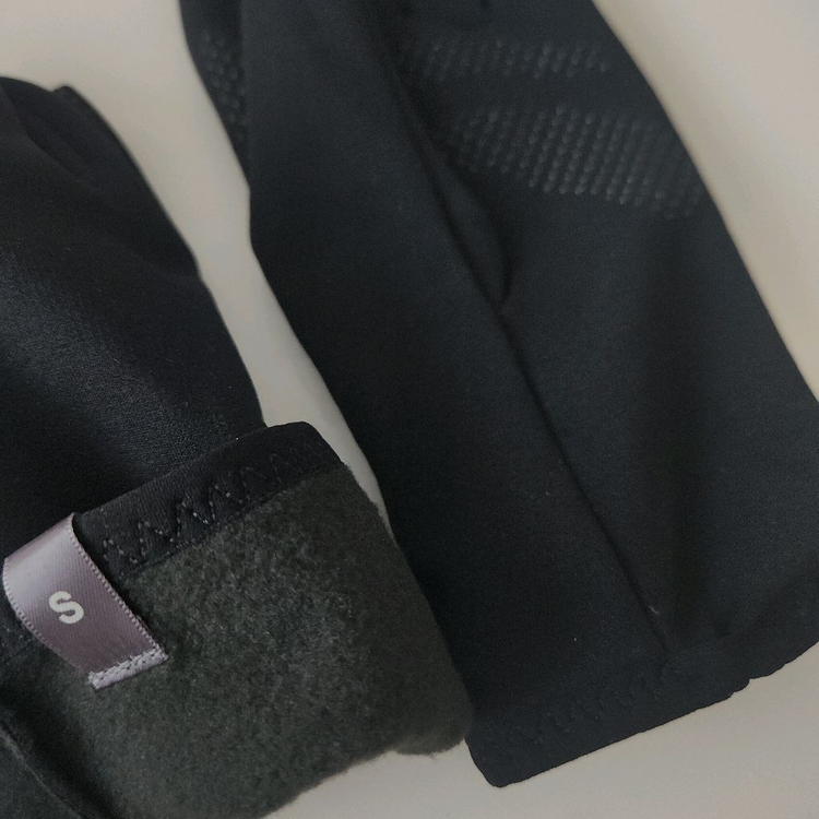 몽벨 검정색 터치 장갑 S 이미지