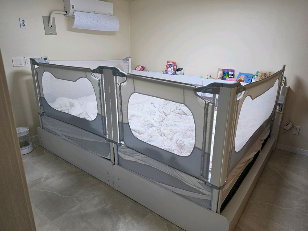 아기침대 안전가드 세트 이미지