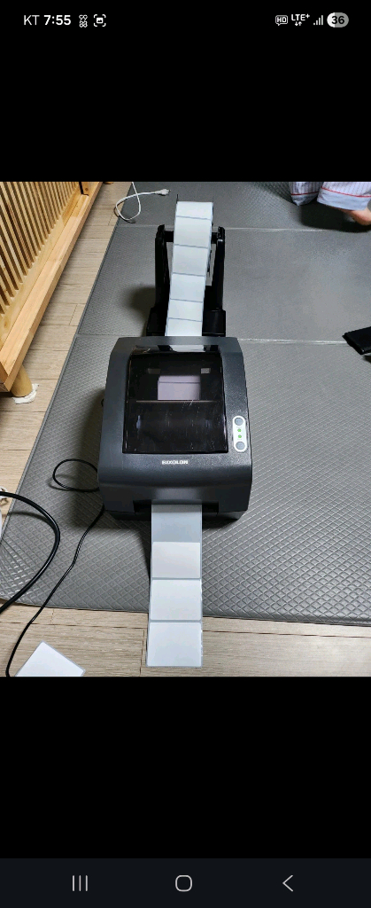 빅솔론 SLP-T400 바코드 라벨 프린터 이미지