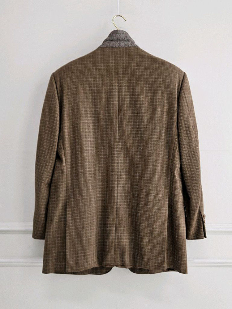 에르메네질도 제냐 울·실크 블레이저 [ 로로피아나 톰포드 에르메스 키톤 쿠치넬리 루이비통 ] 이미지