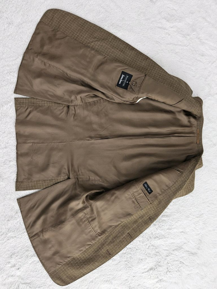 에르메네질도 제냐 울·실크 블레이저 [ 로로피아나 톰포드 에르메스 키톤 쿠치넬리 루이비통 ] 이미지