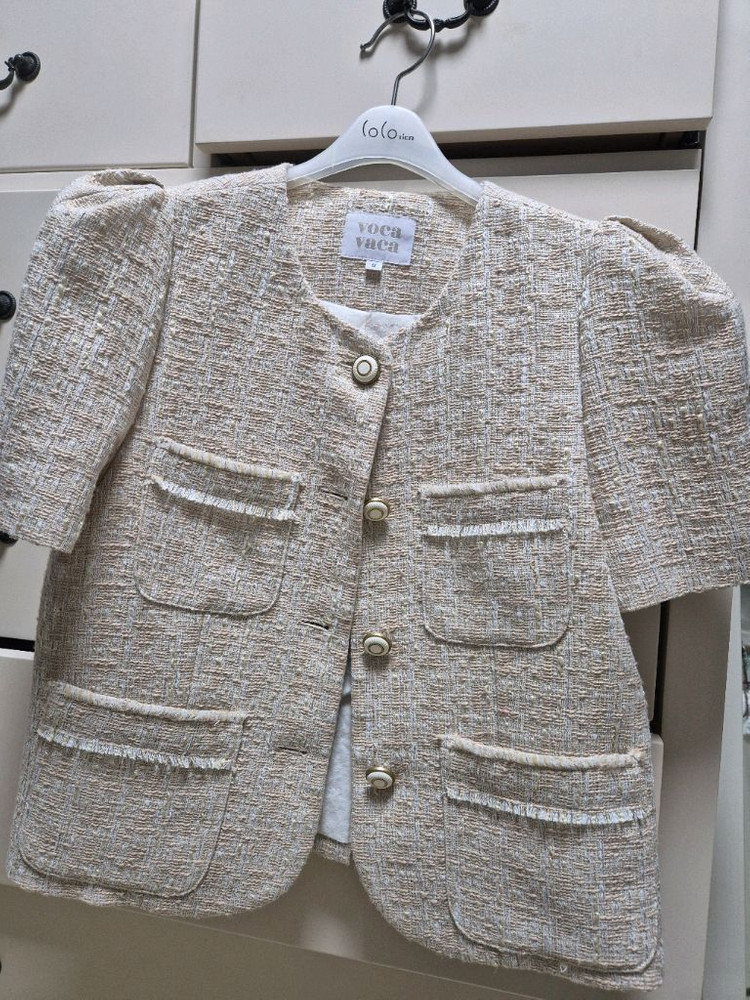 보카바카 린넨 트위드 자켓 이미지