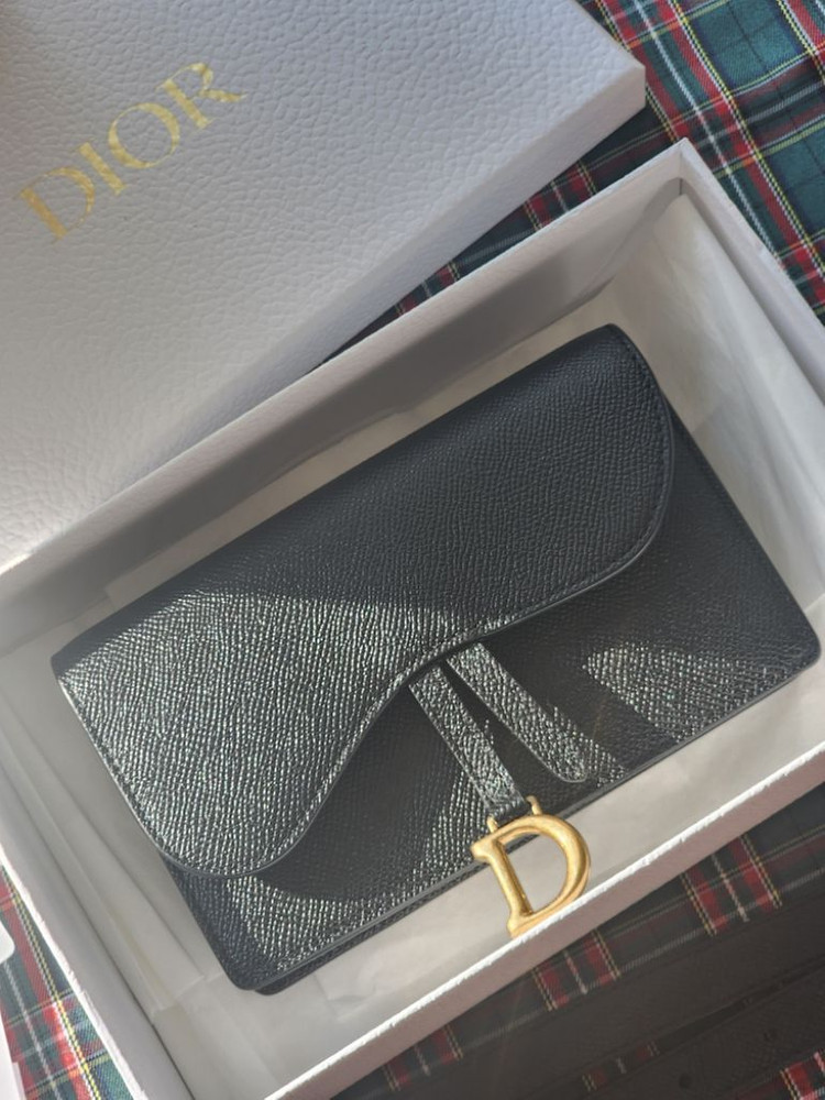 디올 Dior 미니 새들 가방 파우치 스트랩 정품 이미지