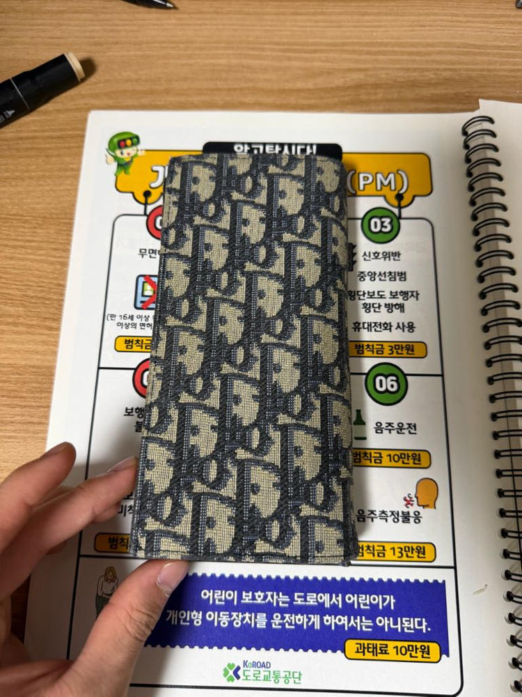 디올 오블리크 장지갑 이미지