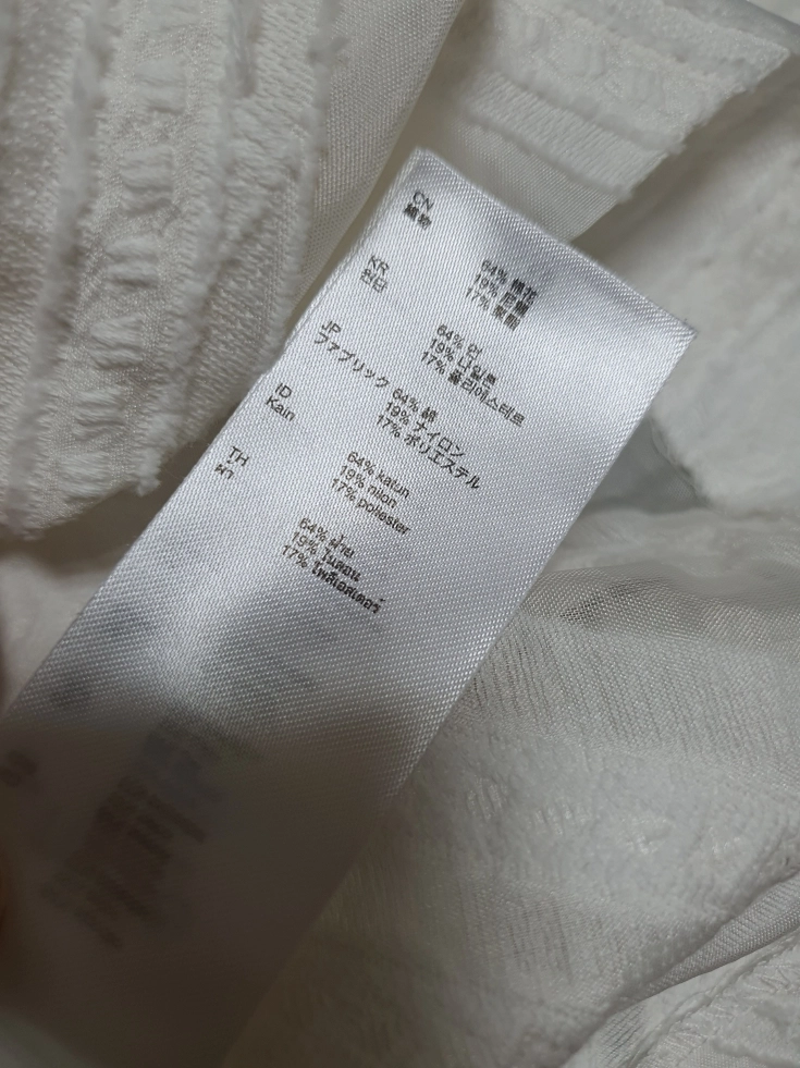 마쥬 maje 오간자 디테일 블라우스 1 사이즈 정품 이미지