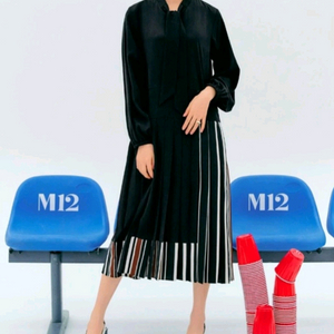 M12 플리츠 원피스(55~66) ㅡ새상품 이미지
