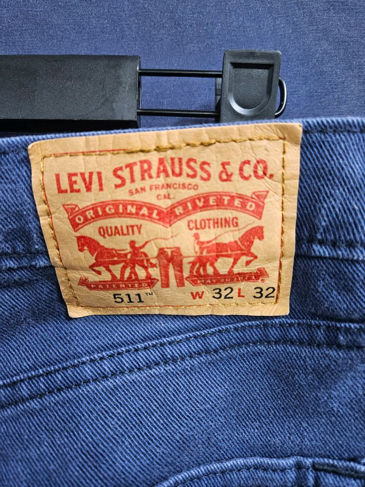 리바이스 511 다크블루 남성 슬림핏 허리 32 데님팬츠 이미지