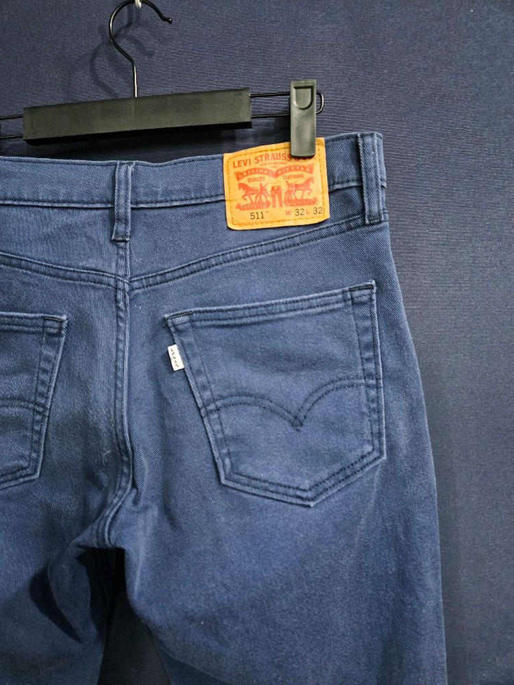 리바이스 511 다크블루 남성 슬림핏 허리 32 데님팬츠 이미지