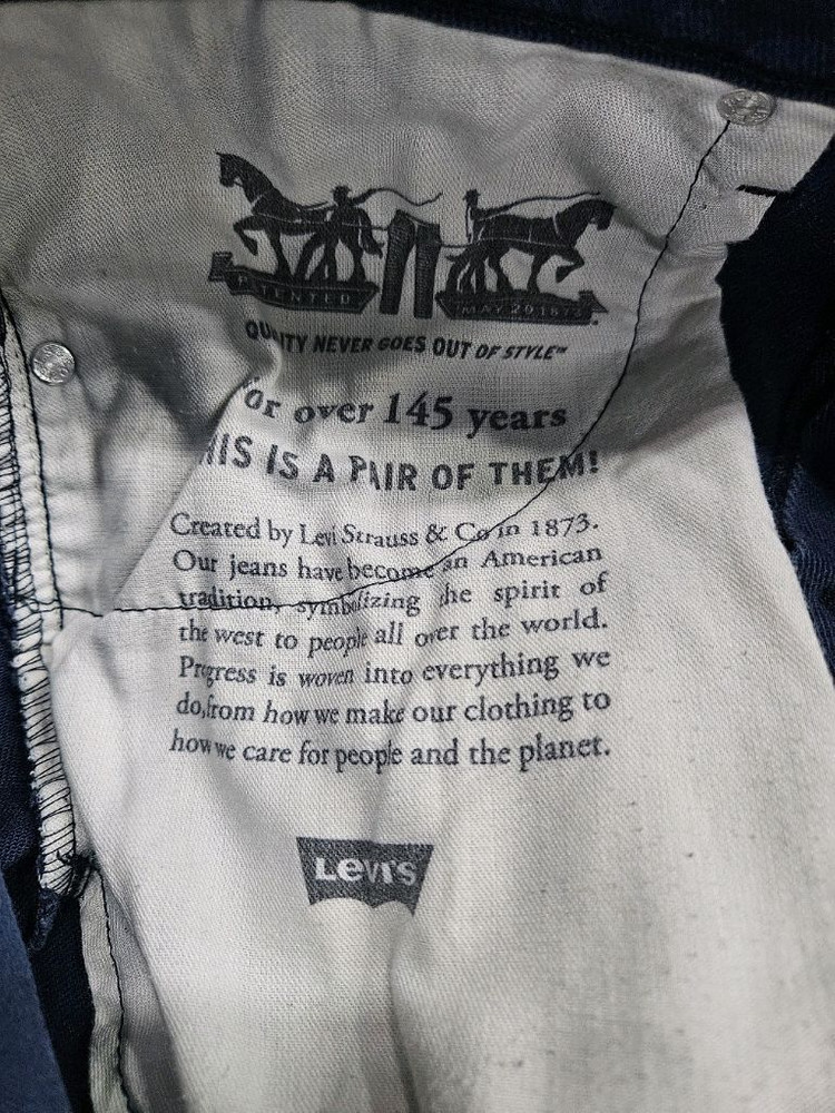 리바이스 511 다크블루 남성 슬림핏 허리 32 데님팬츠 이미지