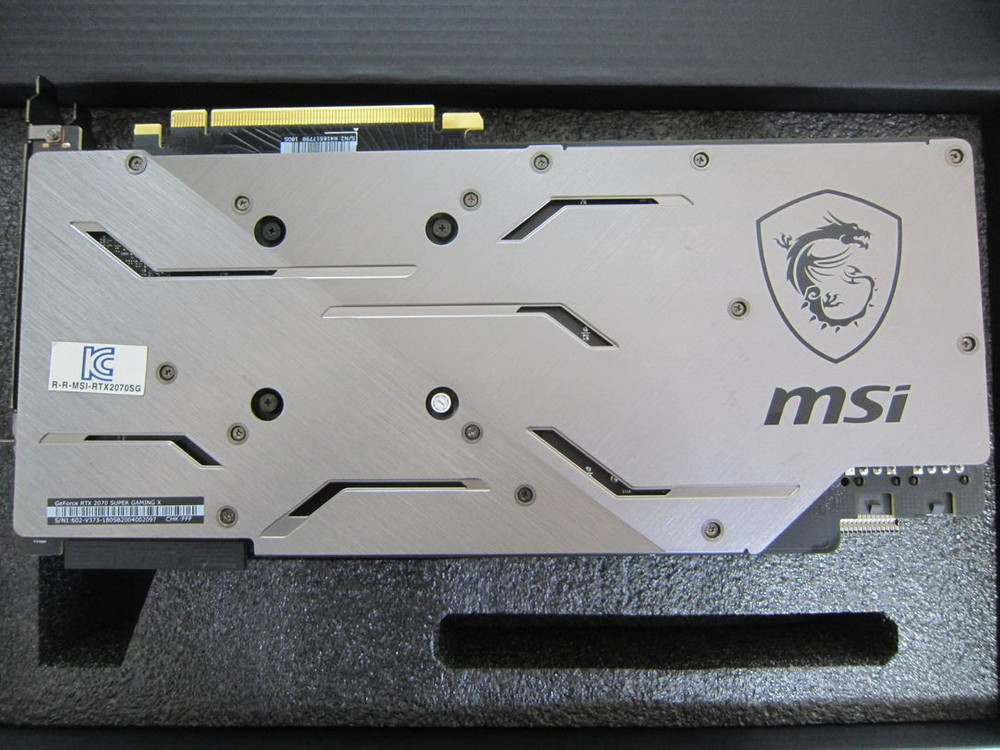 MSI RTX 2070 SUPER 게이밍 X D6 8GB 트윈프로져7 이미지