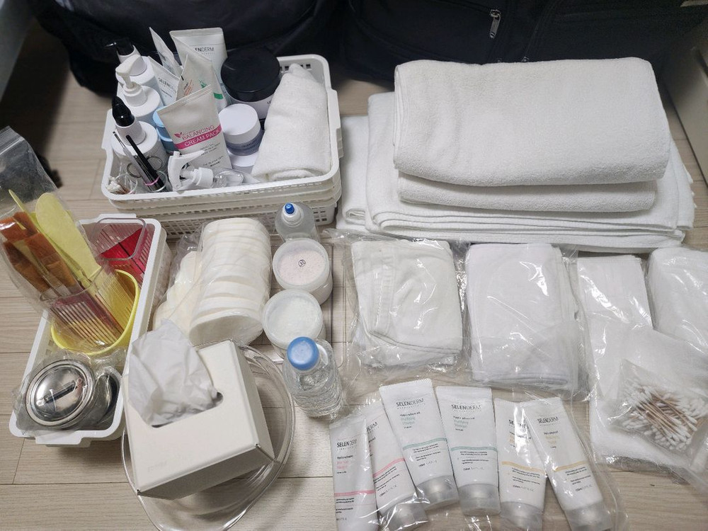 피부미용실기 재료 이미지