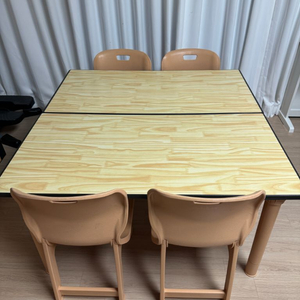 교연교구 2인용 공부방책상의자 - 3세트 일괄가격 이미지