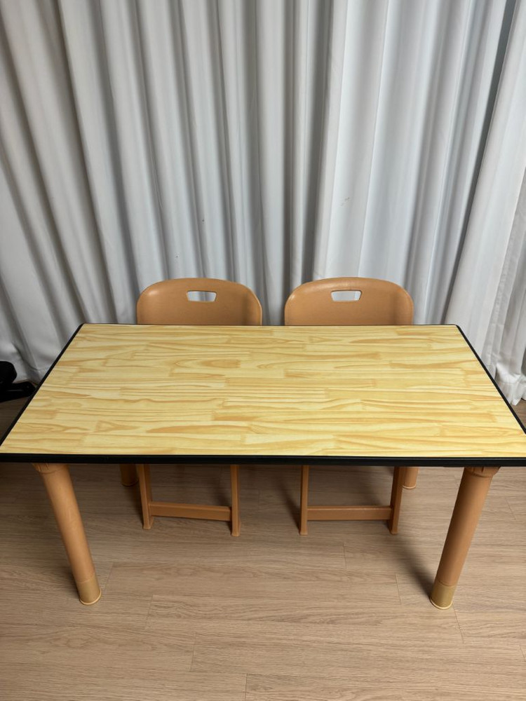 교연교구 2인용 공부방책상의자 - 3세트 일괄가격 이미지