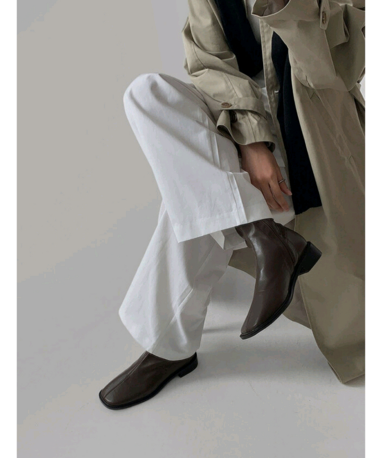 새상품) 라룸 시카고앵클부츠 삭스부츠 브라운 230 스퀘어토 이미지