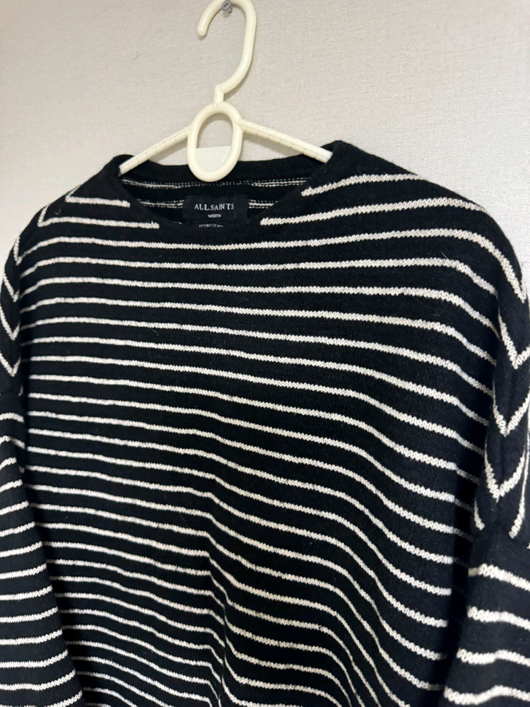 올세인츠 울혼방 크롭 니트 (100) 이미지