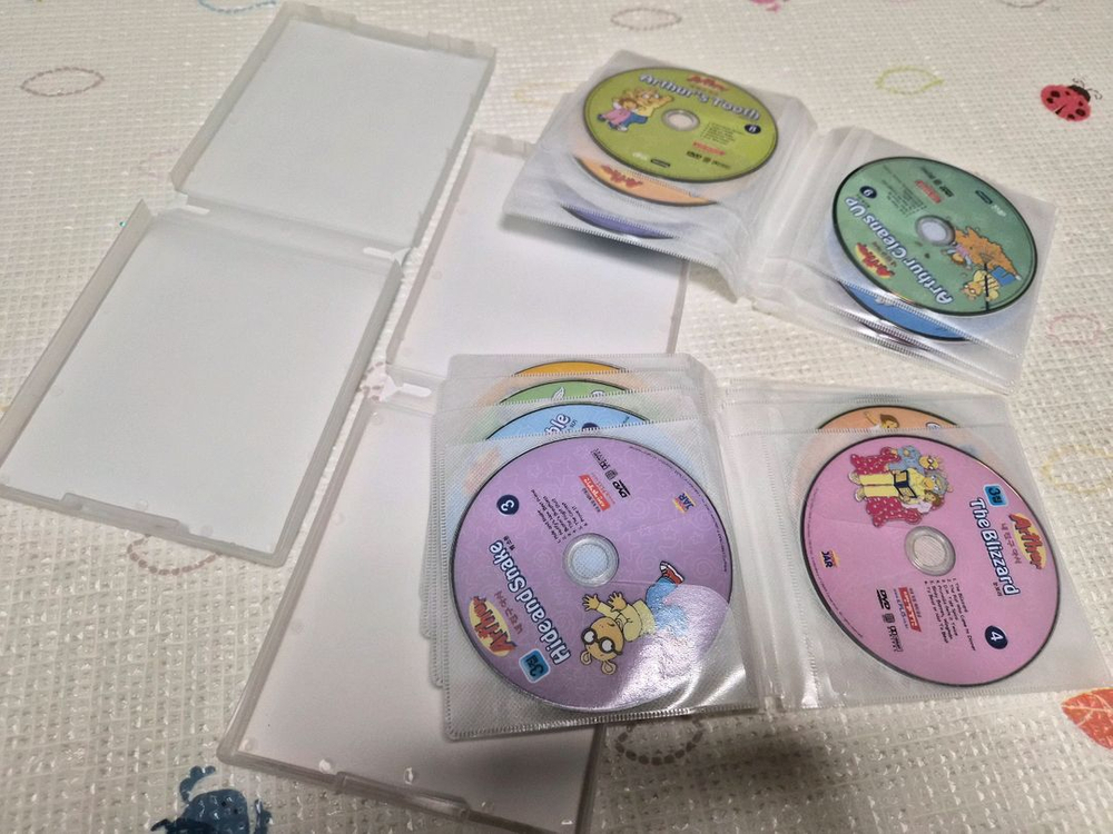 베런스타인 베어즈 1,2,3집 + 아서 1,2,3집(한정판) DVD 이미지