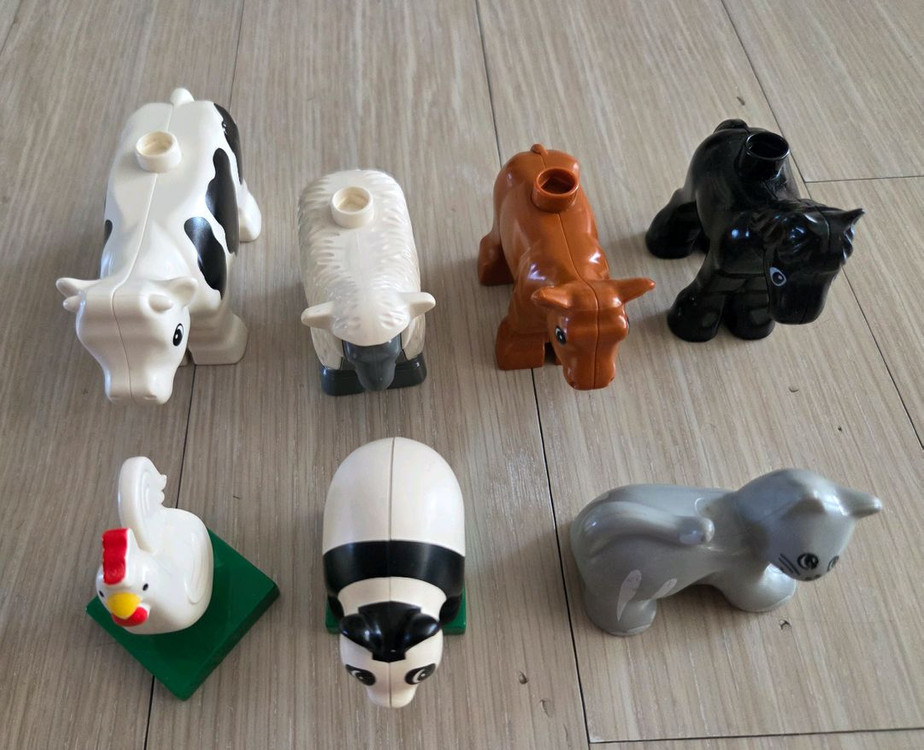 레고듀플로 올드 동물 피규어 10종 이미지