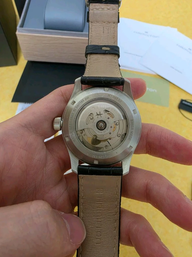 해밀턴 머피 38MM 풀박스 + 정품 브레이슬릿 팝니다. 이미지