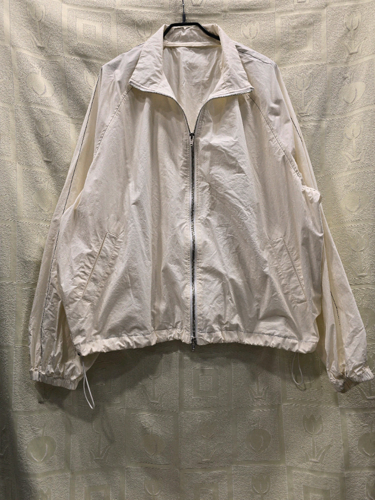 마뗑킴 로고 코팅 바람막이 자켓 점퍼 아이보리 프리사이즈 이미지