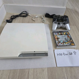 중고 소니 플레이스테이션 3(PS3) 2505A 500GB 화이트 팝니다 이미지