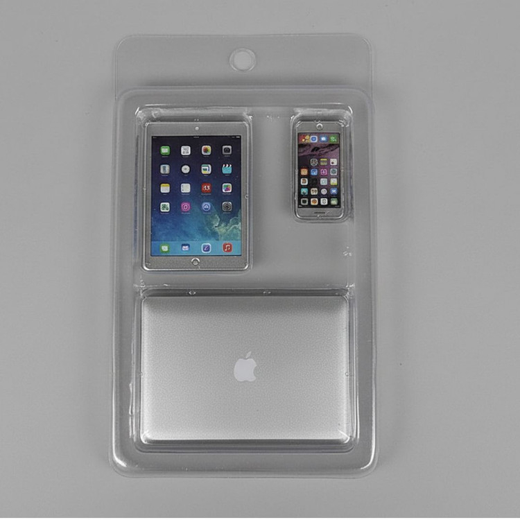 피규어 애플(아이폰) 3종기기 미니어쳐 12인치 피규어(핫토이x) 이미지