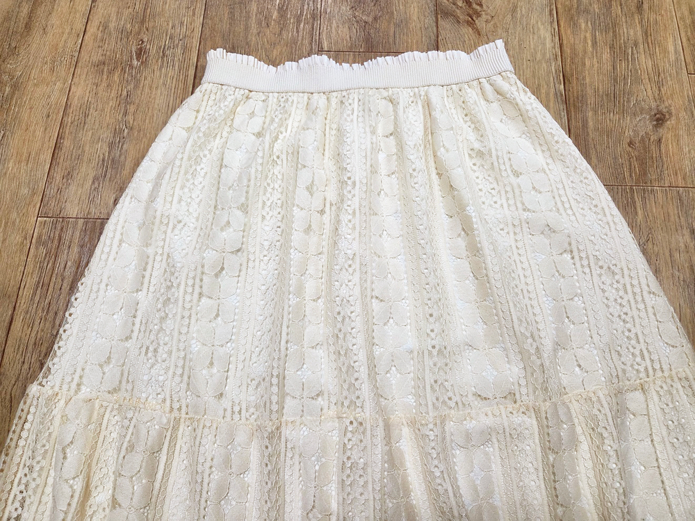 제너럴아이디어(GENERAL IDEA) 레이스스커트 프리사이즈 새상품 이미지