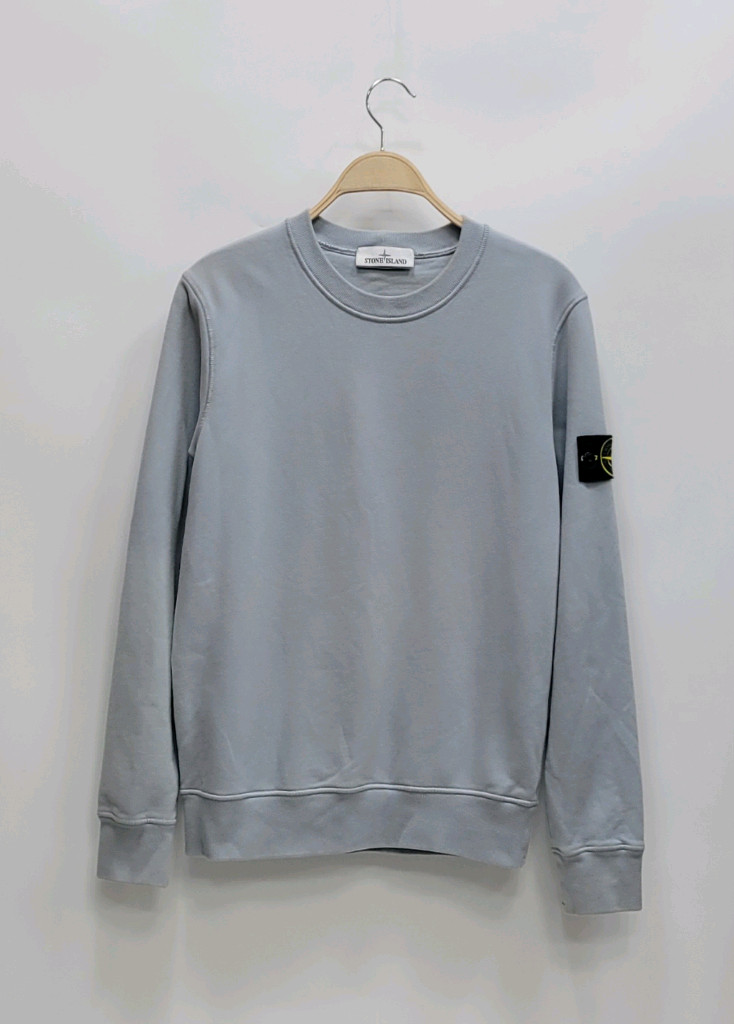 STONE ISLAND 21FW스톤아일랜드 와펜 크루넥 맨투맨/ 남 S 그레이 이미지