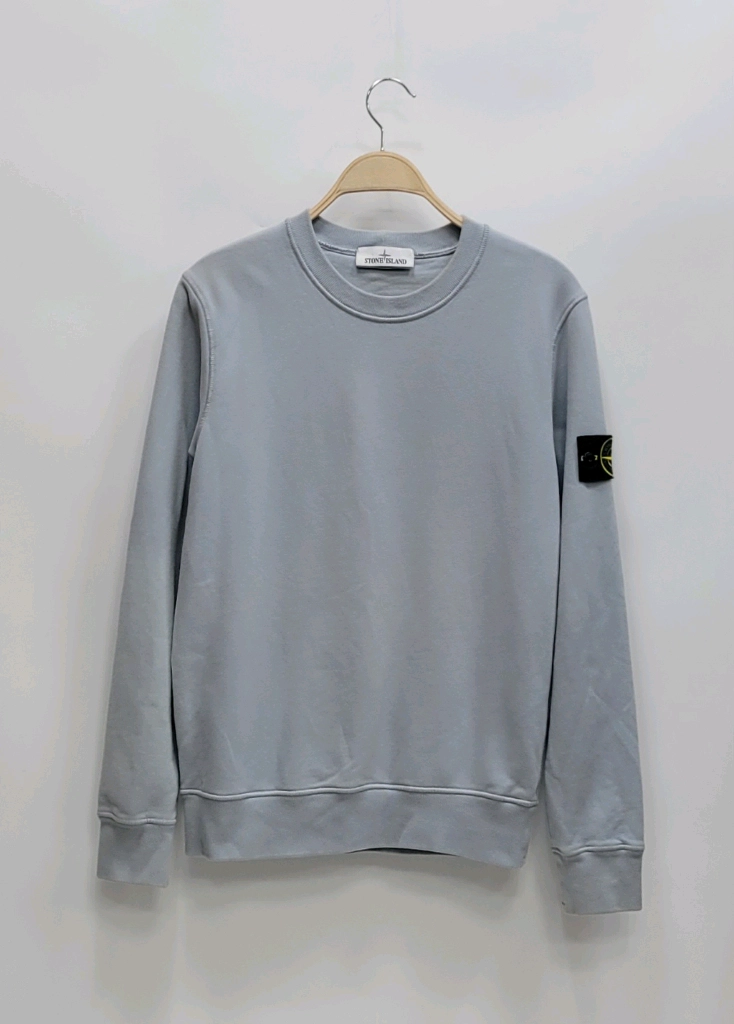 STONE ISLAND 21FW스톤아일랜드 와펜 크루넥 맨투맨/ 남 S 그레이 이미지