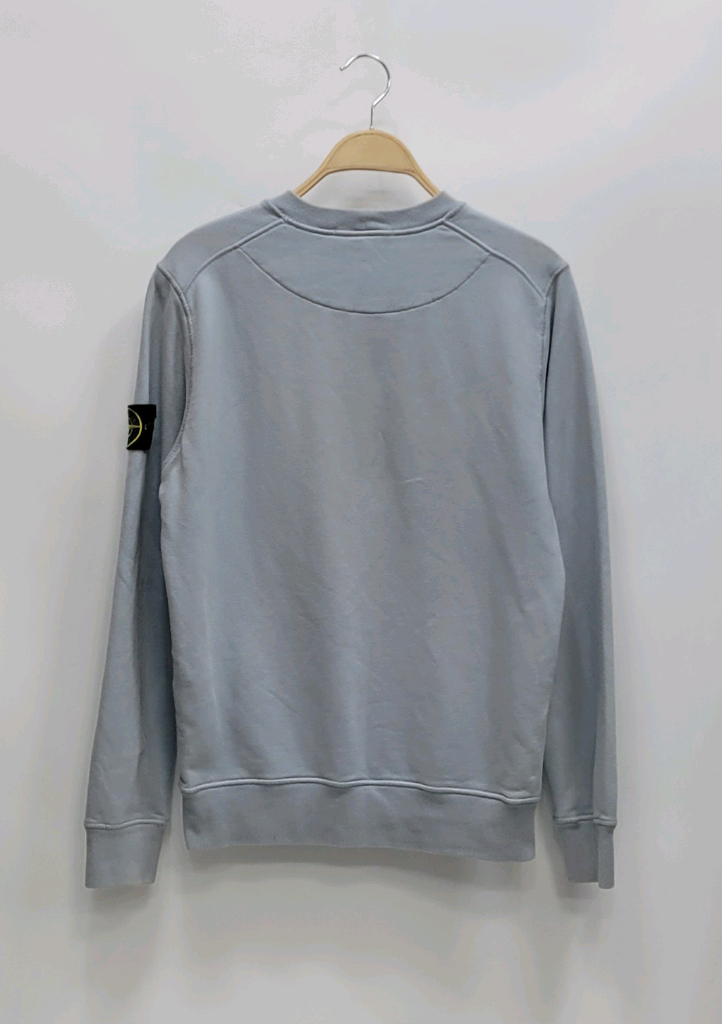 STONE ISLAND 21FW스톤아일랜드 와펜 크루넥 맨투맨/ 남 S 그레이 이미지