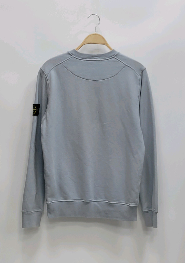 STONE ISLAND 21FW스톤아일랜드 와펜 크루넥 맨투맨/ 남 S 그레이 이미지