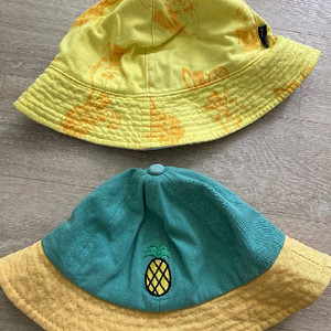 유아 챙모자2개 일괄 이미지