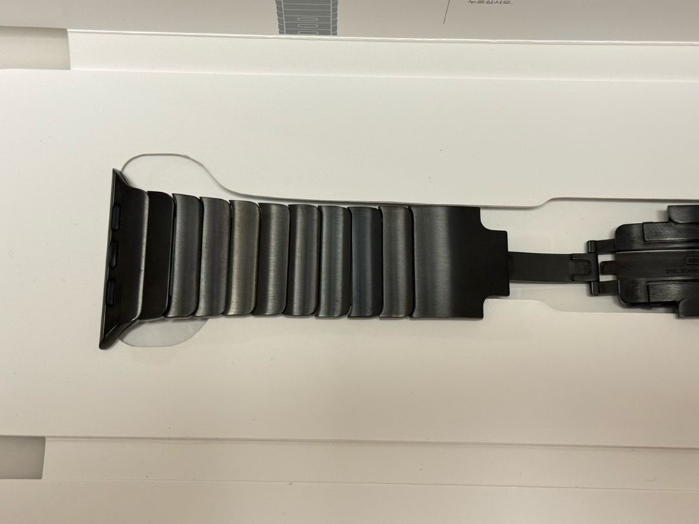 애플워치 브리슬릿 블랙 100%애플 정품 이미지