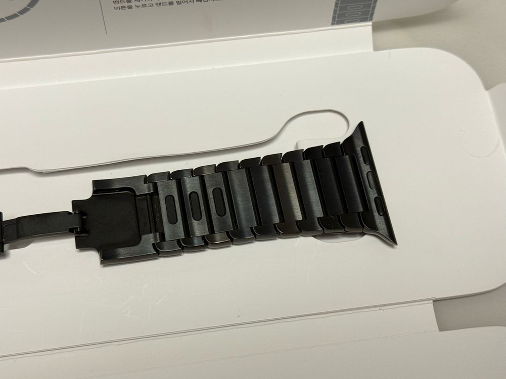 애플워치 브리슬릿 블랙 100%애플 정품 이미지