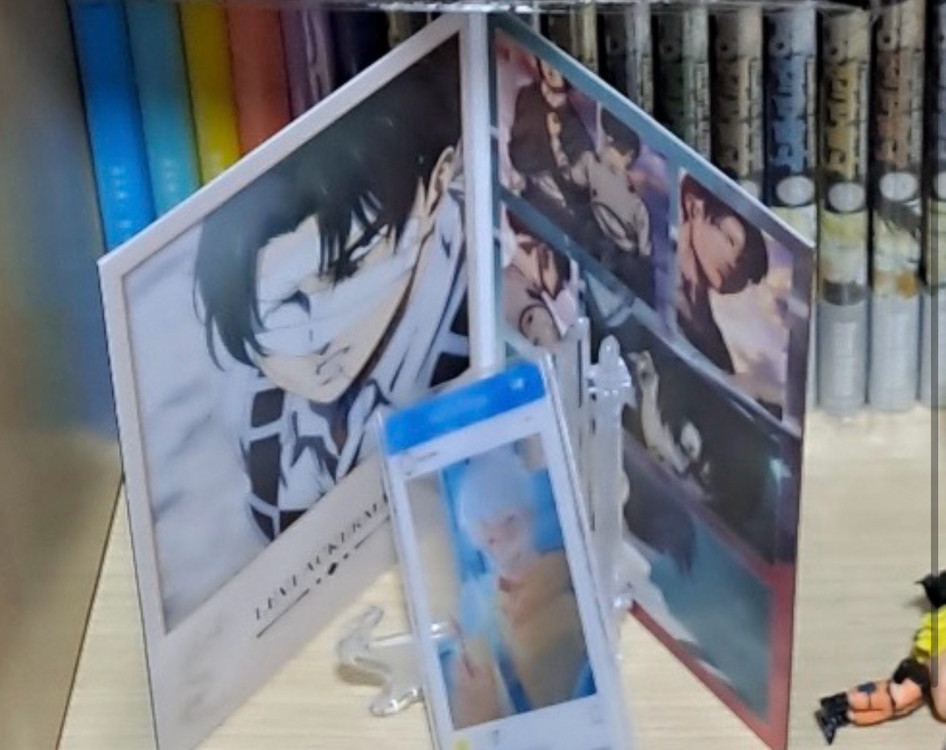 일괄) 땅울림 리바이 B상, 메모리얼카드 진격의거인 피규어 이치방쿠지 제일복권 이미지