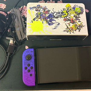 닌텐도 스위치 OLED 스풀래툰 풀구성 제품 판매합니다. 이미지