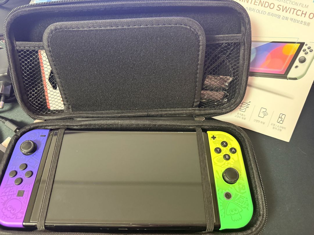 닌텐도 스위치 OLED 스풀래툰 풀구성 제품 판매합니다. 이미지