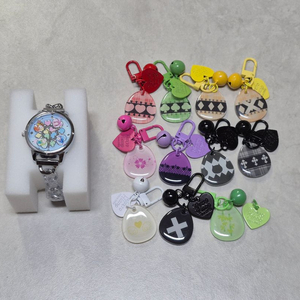 캐릭캐릭체인지 손목시계 시크릿 수호알 키링 아무 캐캐체 이미지