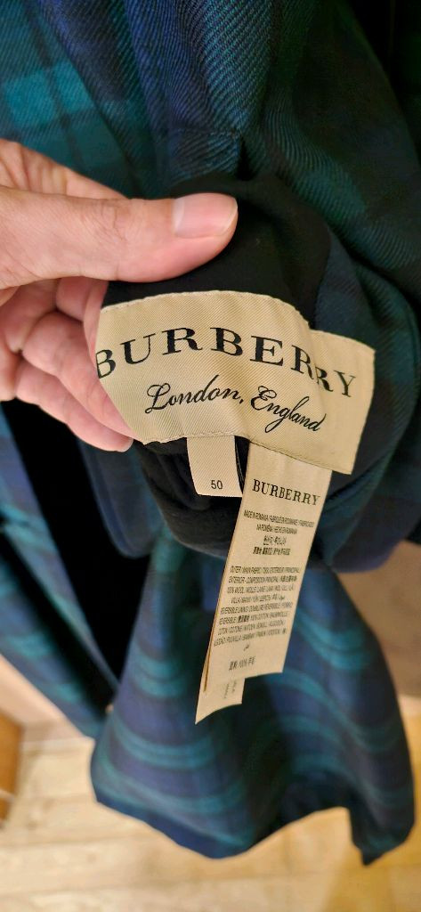 버버리 리버시블 강동원 코트 50 사이즈 팝니다 이미지