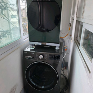 무료배송설치, 세탁기 건조기 세트 이미지