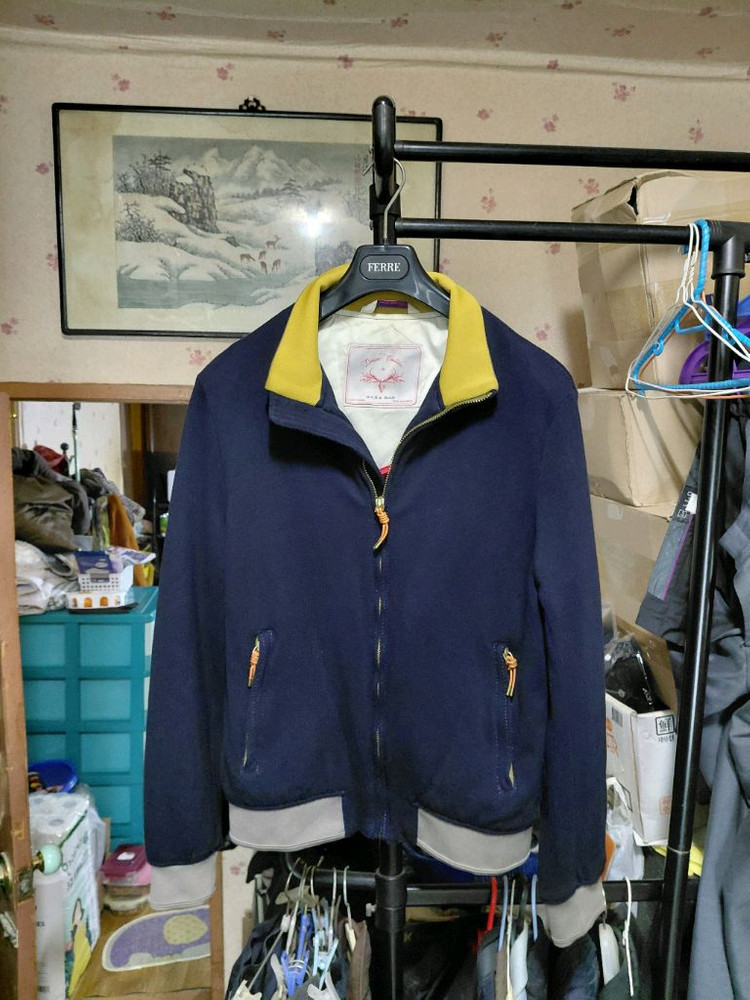 [자라맨]DENIM COUTURE 풀 집업 자켓 XL(100)사이즈 이미지