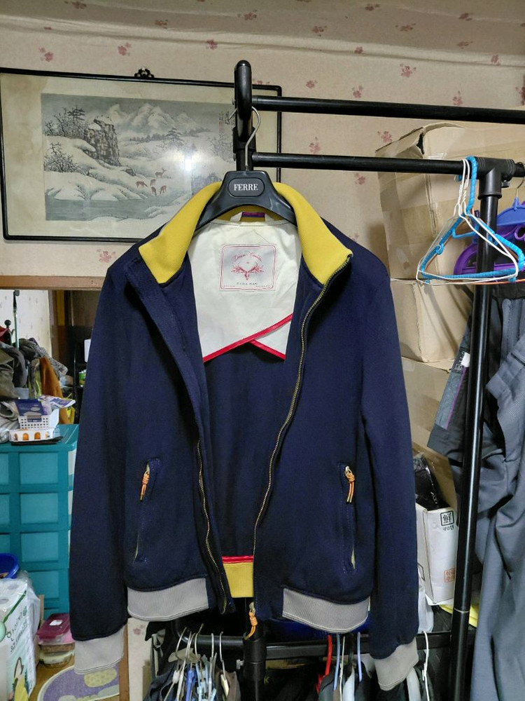 [자라맨]DENIM COUTURE 풀 집업 자켓 XL(100)사이즈 이미지