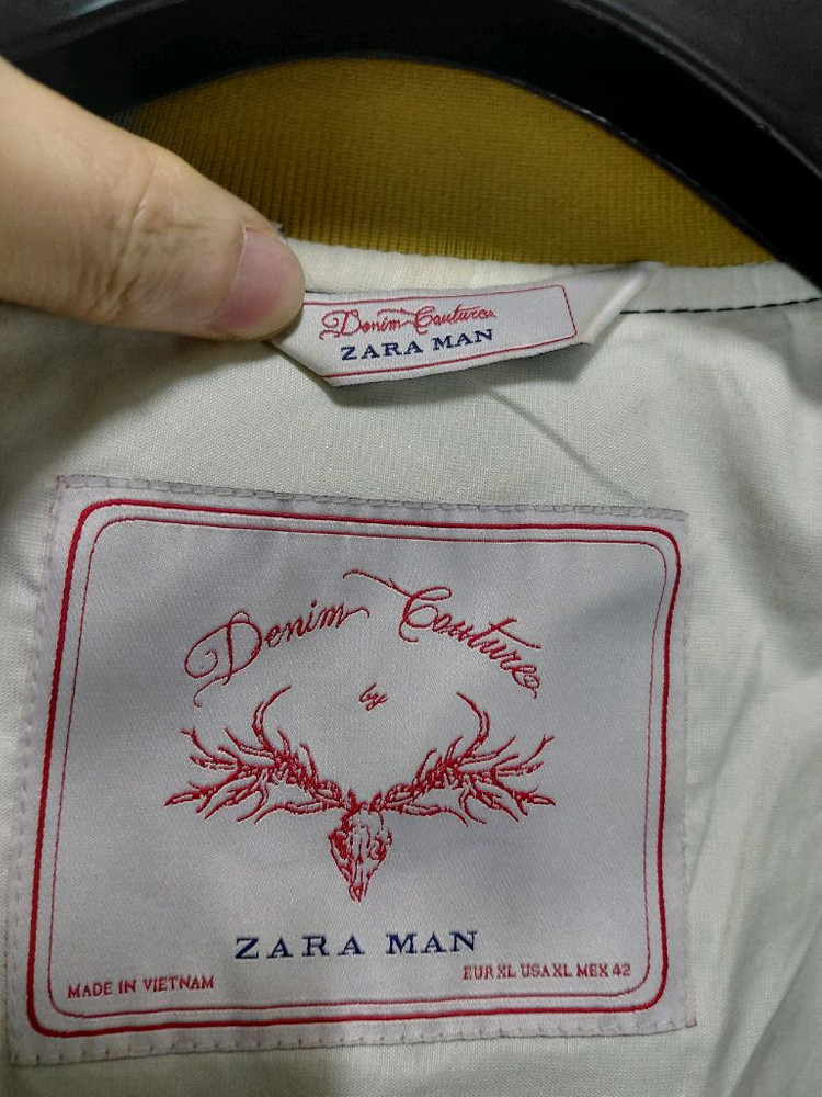 [자라맨]DENIM COUTURE 풀 집업 자켓 XL(100)사이즈 이미지