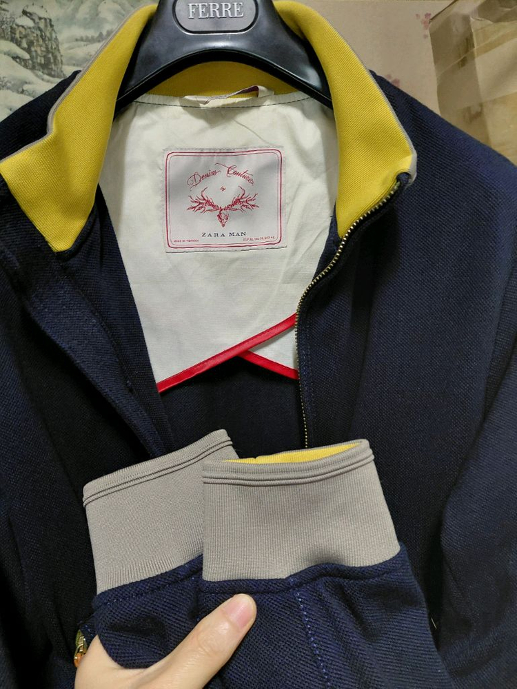 [자라맨]DENIM COUTURE 풀 집업 자켓 XL(100)사이즈 이미지